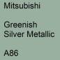 Preview: Mitsubishi, Greenish Silver Metallic, A86.